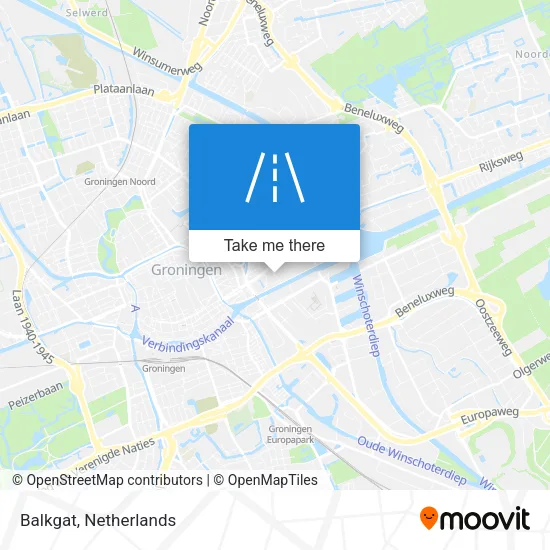 Balkgat map