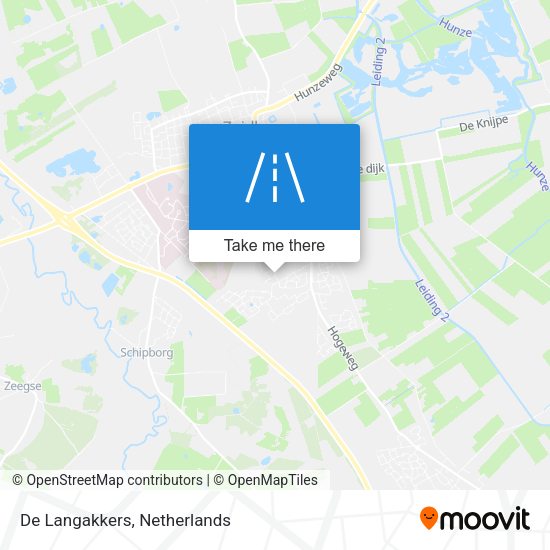 De Langakkers map