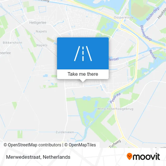 Merwedestraat map