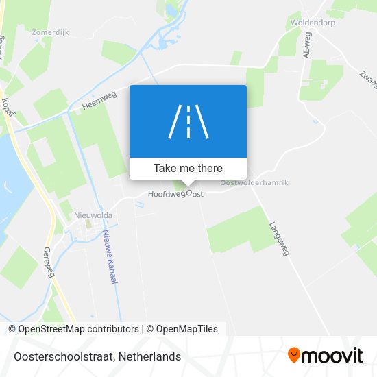 Oosterschoolstraat map