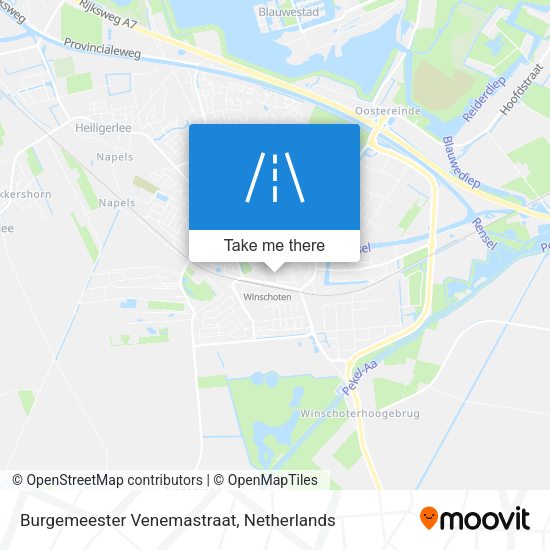 Burgemeester Venemastraat map