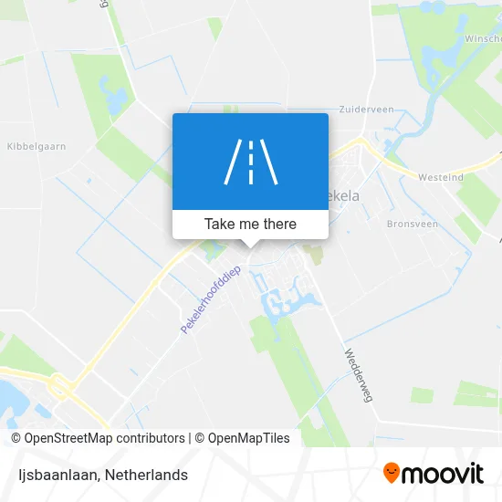 Ijsbaanlaan map