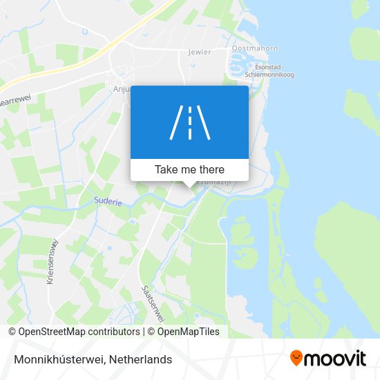 Monnikhústerwei map