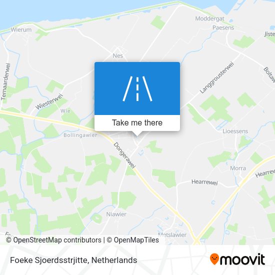 Foeke Sjoerdsstrjitte map