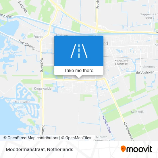 Moddermanstraat map