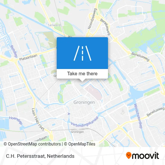 C.H. Petersstraat map