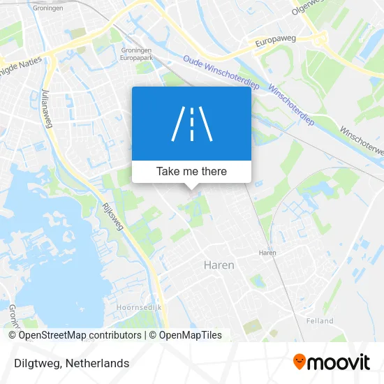 Dilgtweg map