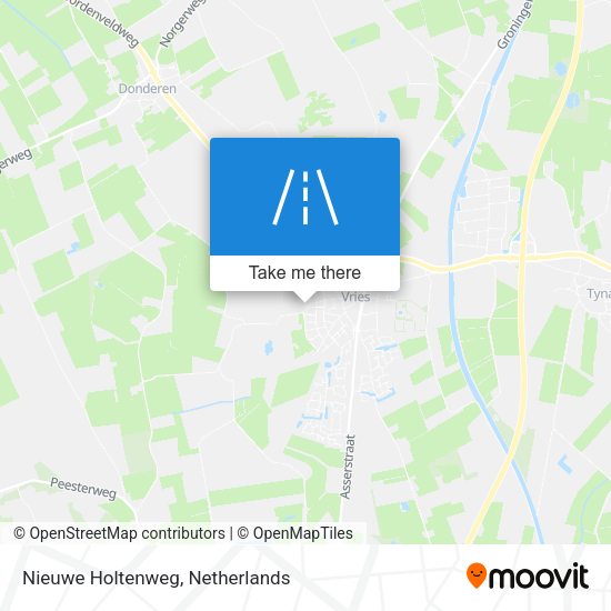 Nieuwe Holtenweg map