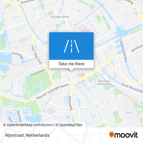 Rijnstraat map