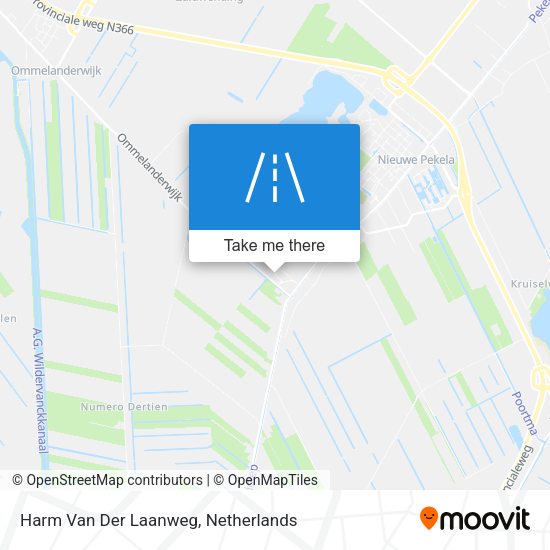Harm Van Der Laanweg map