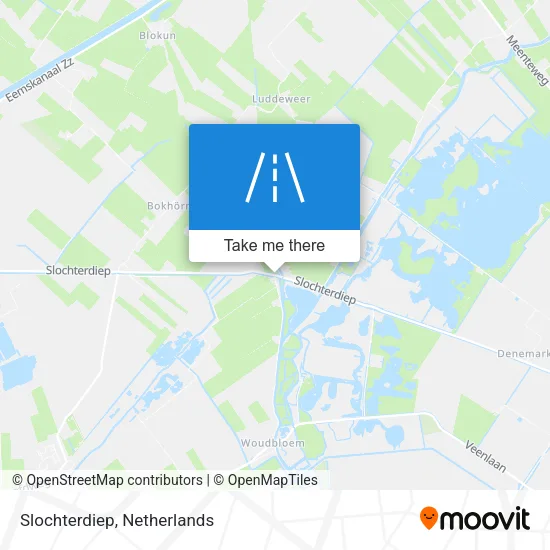 Slochterdiep map