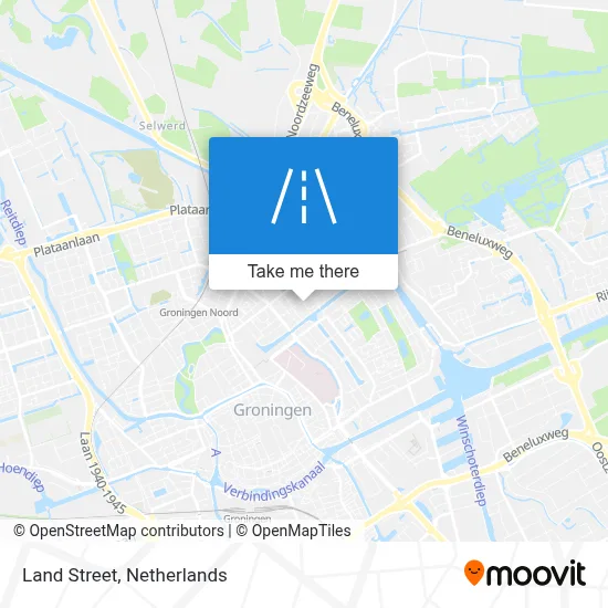 Landstraat map