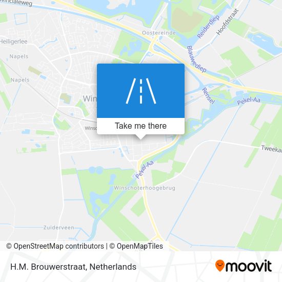 H.M. Brouwerstraat map