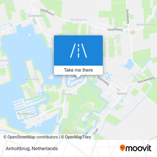 Anholtbrug map