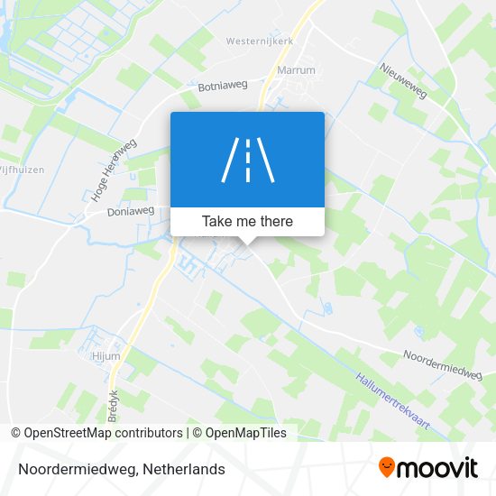 Noordermiedweg map