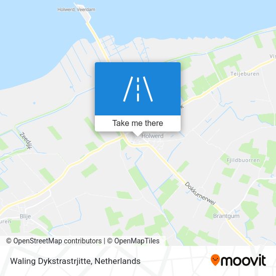Waling Dykstrastrjitte map
