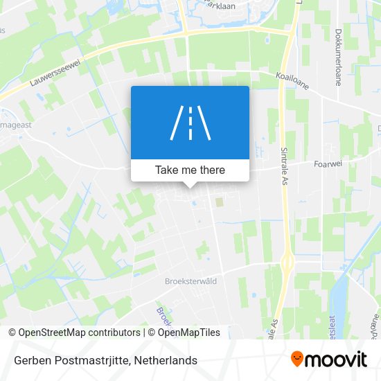 Gerben Postmastrjitte map