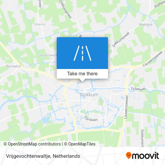 Vrijgevochtenwaltje map