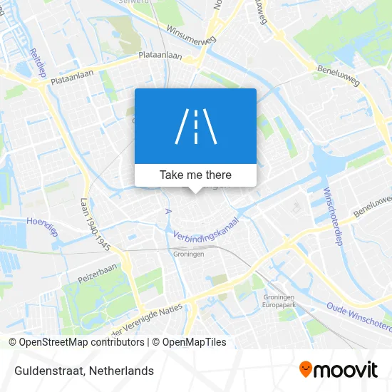Guldenstraat map