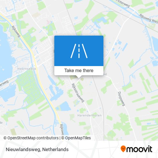 Nieuwlandsweg map