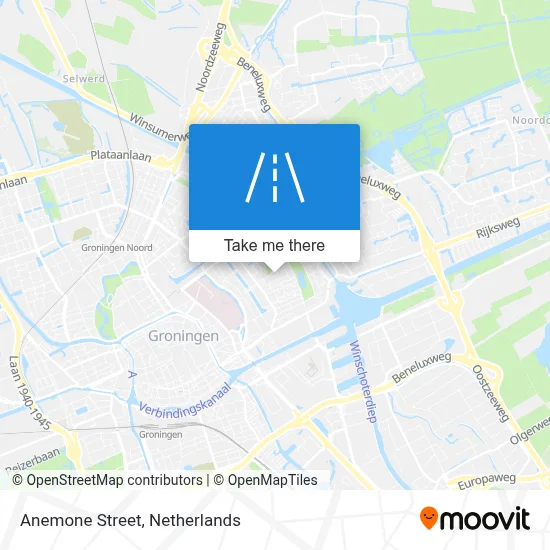 Anemoonstraat map