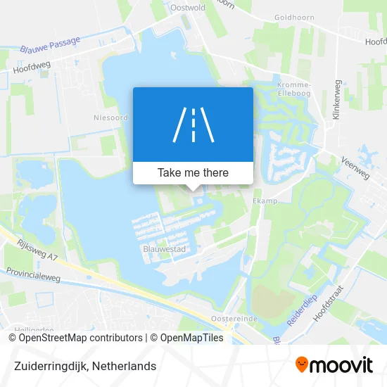 Zuiderringdijk map