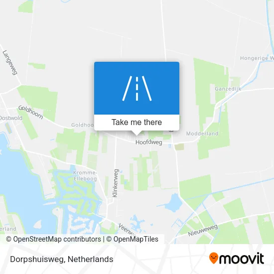 Dorpshuisweg Karte