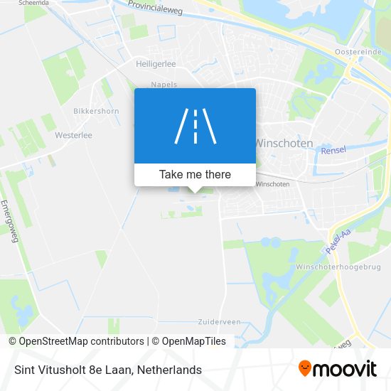 Sint Vitusholt 8e Laan map