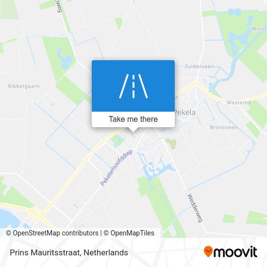 Prins Mauritsstraat map