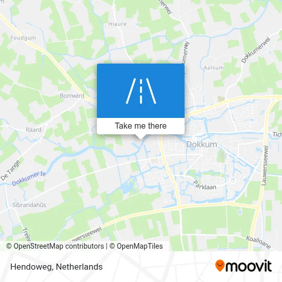 Hendoweg map