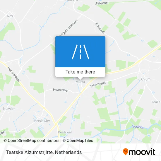 Teatske Alzumstrjitte map