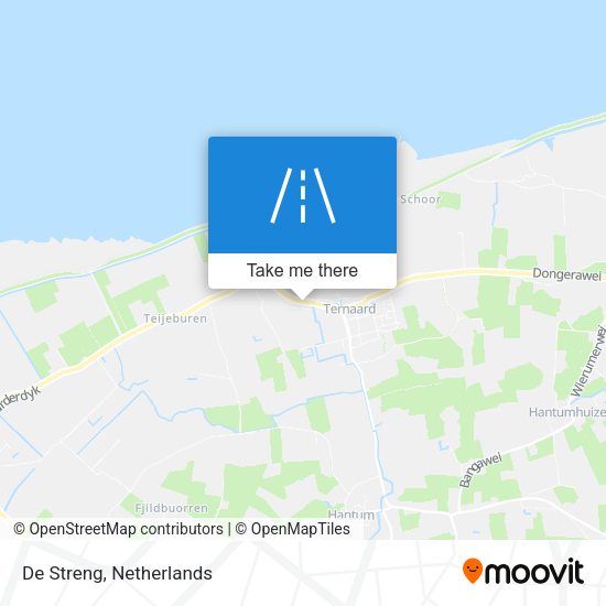 De Streng map