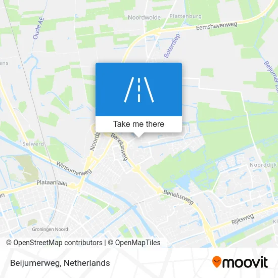 Beijumerweg map