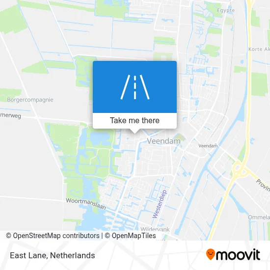 Oostlaan map