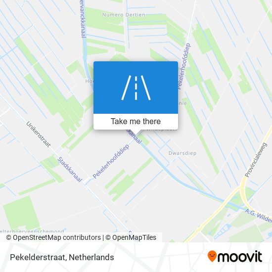 Pekelderstraat map