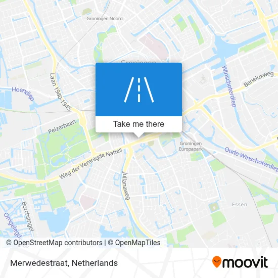 Merwedestraat map