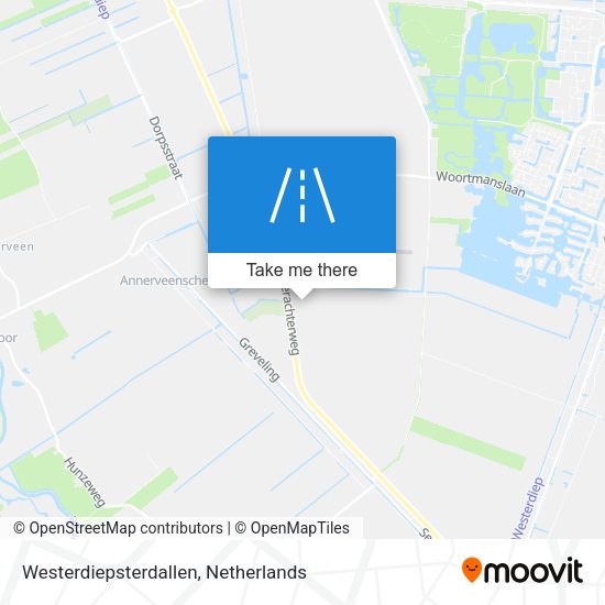 Westerdiepsterdallen map
