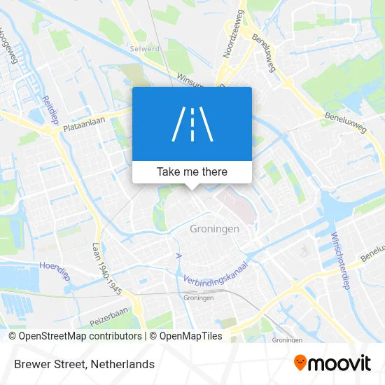 Brouwerstraat map