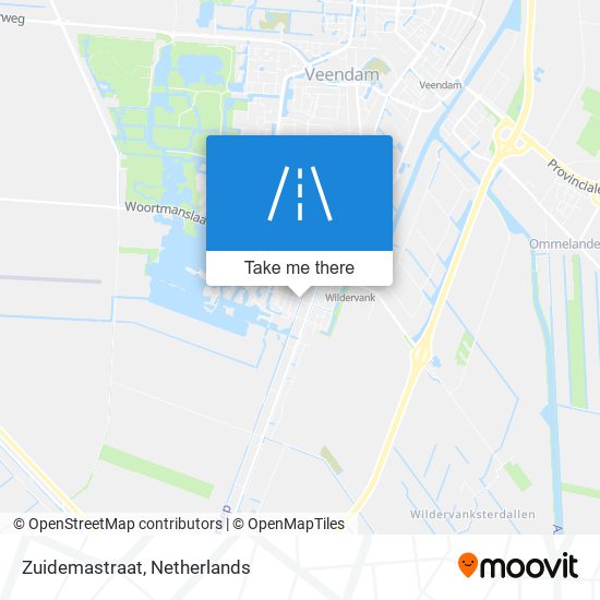 Zuidemastraat map