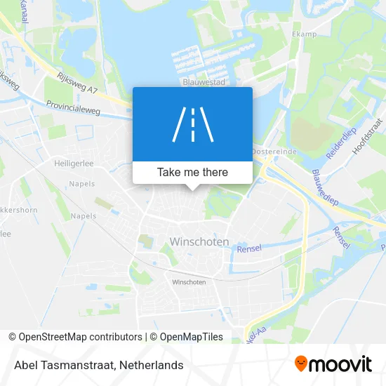 Abel Tasmanstraat map