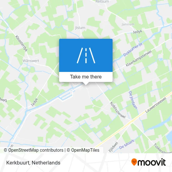 Kerkbuurt map