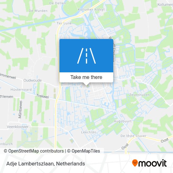 Adje Lambertszlaan map