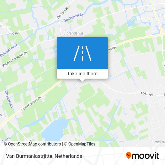 Van Burmaniastrjitte map