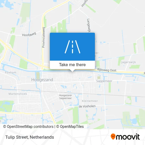 Tulpenstraat map