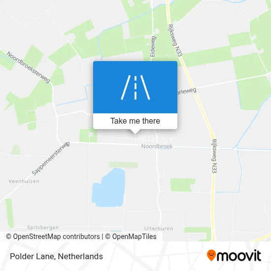 Polderlaan map