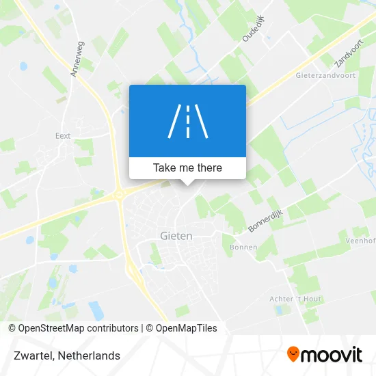 Zwartel map