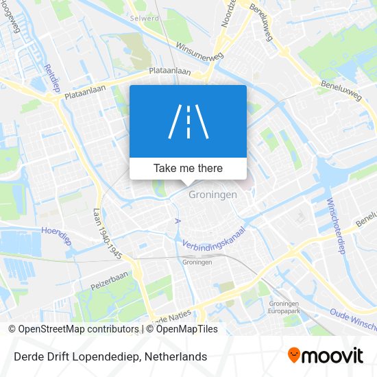 Derde Drift Lopendediep map