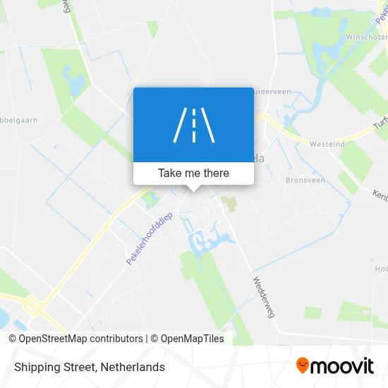 Scheepvaartstraat map