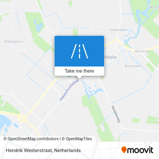 Hendrik Westerstraat map