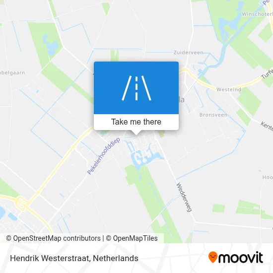 Hendrik Westerstraat map